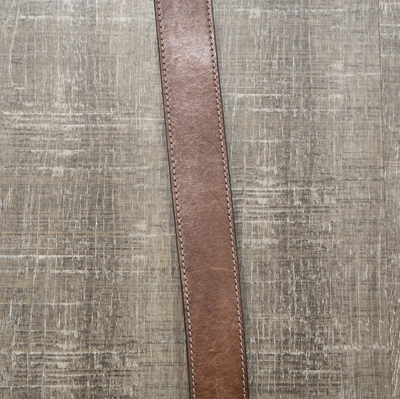 Lauren Ralph Lauren Womens Brown Leather Belt, Large - Picture 4 of 15